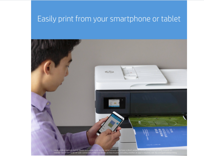Imprimante jet d'encre A3 tout-en-un grand format HP OfficeJet Pro 7740