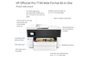 Imprimante jet d'encre A3 tout-en-un grand format HP OfficeJet Pro 7740
