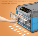 Incubateur D'oeufs, Incubateur Volaille, Couveuse Intelligente 128-300 Oeufs Avec éclairage Grand Incubateur Automatique Intelligent, Pour Poulets Canards Oies Oiseaux,300Egg