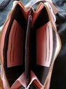 Sac de téléphone à fermeture éclair, petit sac à bandoulière de couleur unie avec détail de lettre polyvalent