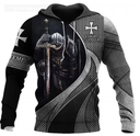 The Last Templar Crusader Knights Templar Crusader Sweat à capuche